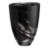Contrast vase 20 cm svart/svart