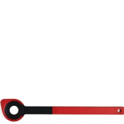 Cook It hullsleiv 32,5 cm svart/rød