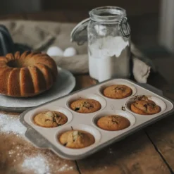 Cookie muffinsform til 6 stk beige