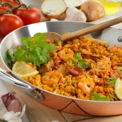 Copper Induction paellapanne 30 cm