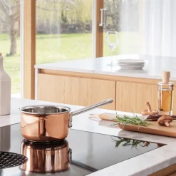 Copper kasserolle 1L 13 cm kobber