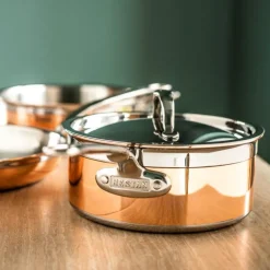 Copperbond kasserolle med lokk 2,8L kobber