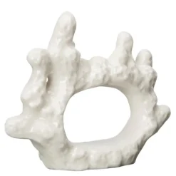 Coral serviettring 7 cm hvit
