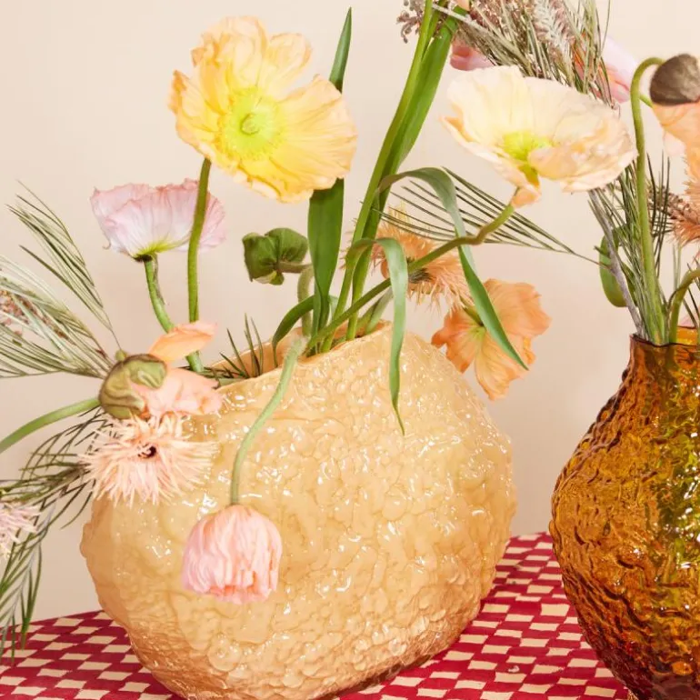 Corallo vase stor 28x45 cm gul