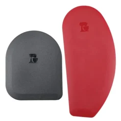 Core slikkepott skålskraper sett 2 deler rød/svart