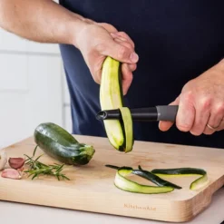 Core soft grip skreller 22 cm charcoal grey