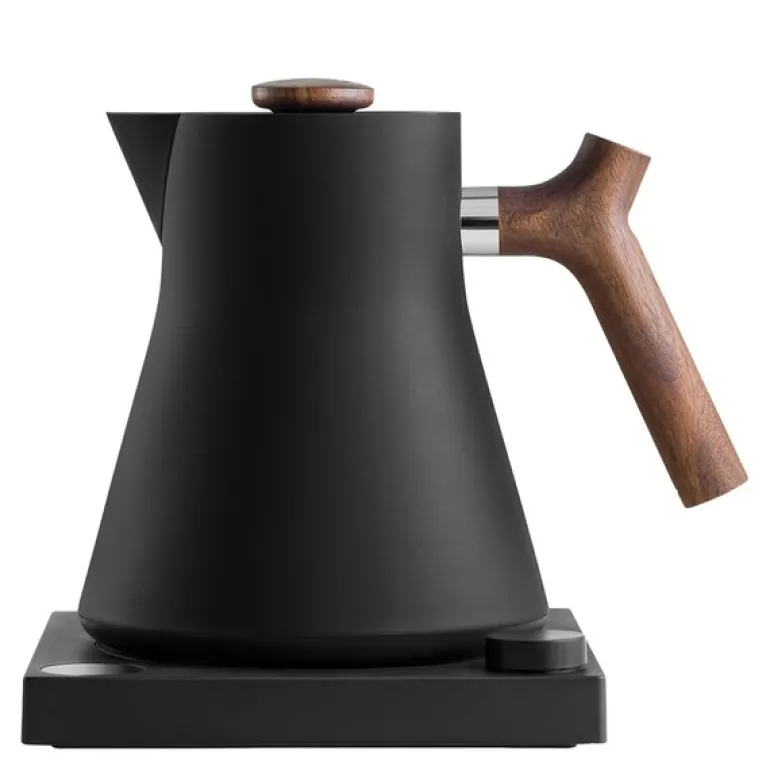 Corvo EKG vannkoker 0,9l matt svart/valnøtt