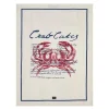 Crab cake kjøkkenhåndkle 70x50 cm hvit/blå