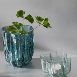 Crackle lyslykt 5,8 cm sirkulær