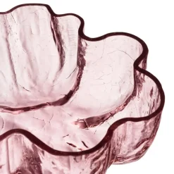 Crackle skål 10,5 cm rosa