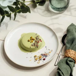 Crafted Cotton tallereken 21 cm hvit