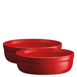 Creme brulee form 2 stk 13 cm rød