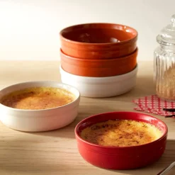 Creme brulee form 2 stk 13 cm rød
