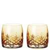 Crispy Aqua vannglass 23 cl 2 stk citrine