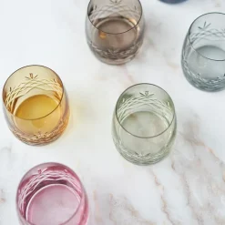 Crispy Aqua vannglass 23 cl 2 stk citrine