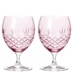 Crispy Eightball glass 55 cl 2 stk topaz