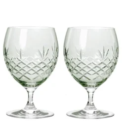 Crispy Eightball glass 55 cl 2 stk emerald