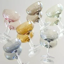 Crispy Gatsby champagneskål 30 cl 2 stk emerald