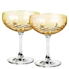 Crispy Gatsby champagneskål 30 cl 2 stk citrine