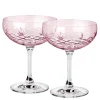 Crispy Gatsby champagneskål 30 cl 2 stk topaz
