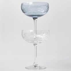Crispy Gatsby champagneskål 30 cl 2 stk sapphire