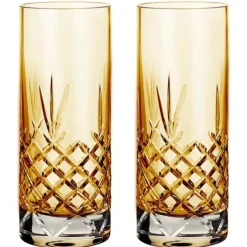 Crispy Highball glass 37 cl 2 stk citrine
