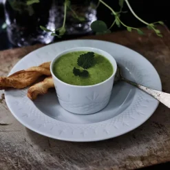 Crispy Porcelain dyp tallerken 22,5 cm hvit