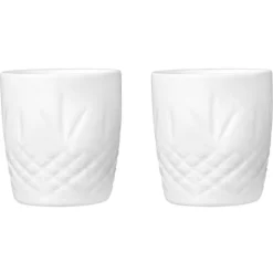 Crispy Porcelain krus 28,5 cl 2 stk hvit