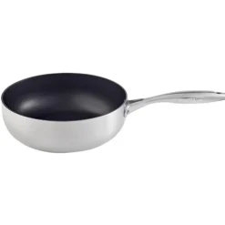 CTX traktørpanne dyp m/lokk 26 cm rustfri