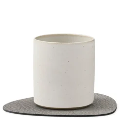 Curve Hippo glassbrikke 11x13 cm antrasittgrå