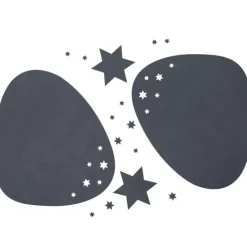 Curve Star Nupo gavesett spisebrikke 2+2 stk antrasitt