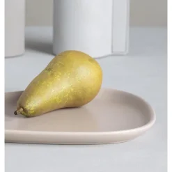 Curve Stoneware frokosttallerken 22x19 cm sand