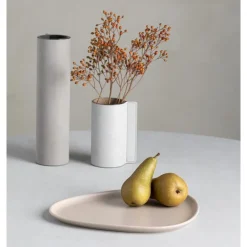 Curve Stoneware middagstallerken 30x26 cm sand