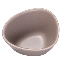 Curve Stoneware skål S 11x10 cm varm grå