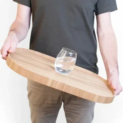 CurveLine serveringsbrett anti-slip 47x34 cm piltre