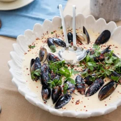 Dagny dyp tallerken 32 cm hvit