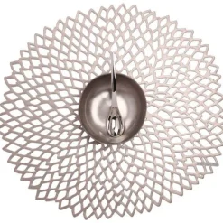 Dahlia spisebrikke 36 cm metall