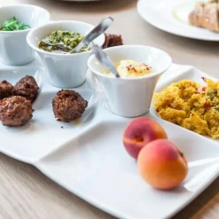 Daily Use tapasfat med 3 skåler 41x25 cm