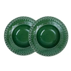 Daisy dyp tallerken 21 cm 2 stk forest