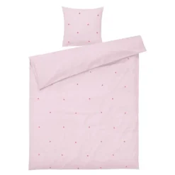Daisy sengetøy 140x220 cm rosa/rød