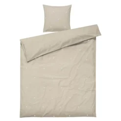 Daisy sengetøy 140x220 cm sand/hvit