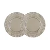 Daisy tallerken 22 cm 2 stk greige