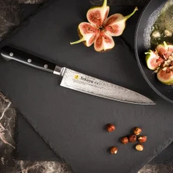 Damask grønnsakskniv 15 cm svart