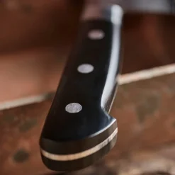 Damask grønnsakskniv 15 cm svart