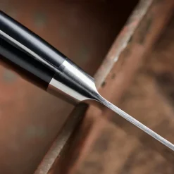 Damask grønnsakskniv 15 cm svart