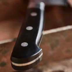 Damask kokkekniv 21 cm svart