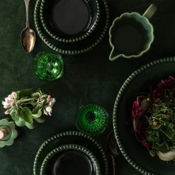 DARIA dyp tallerken 26 cm 2 stk moss