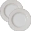DARIA dyp tallerken 26 cm 2 stk cotton white
