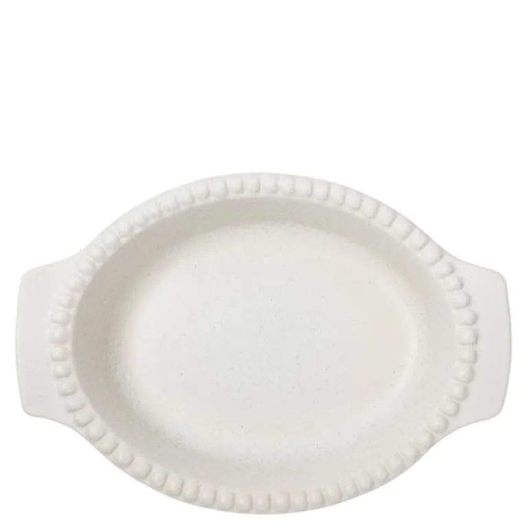 DARIA ovnsform 26 cm cotton white