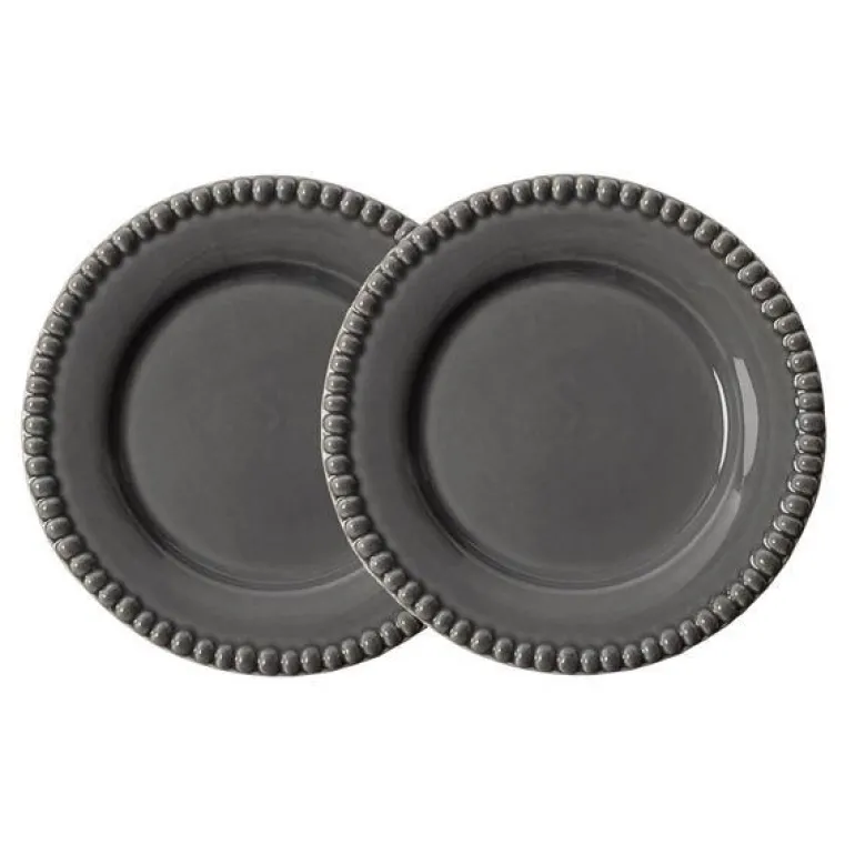 Daria tallerken 22 cm 2 stk clean grey